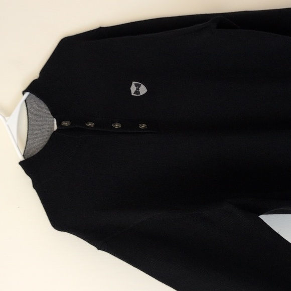 Peter Millar Mens Lrg Crown Comfort Cashmere Sweater Black Classic Contemporary - Picture 5 of 8
